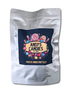 Andys Candies - Freeze Dried Frittles (Rainbow Tasting, Sweet, Crunchy, Sugar)
