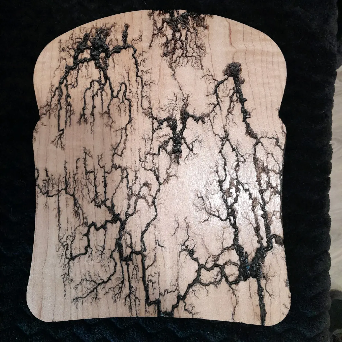 Wooden Fractal Burnt bread