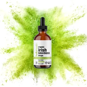 Hello Health Sea Moss Liquid Drops - Organic Irish Sea Moss with Burdock Root Supplement, Seamoss drops for Immune Support, Joint & Thyroid Support, Detox Cleanse & Digestion Support - 2 Fl Oz, Vegan