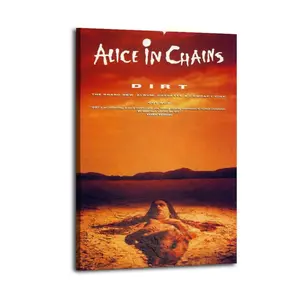 Alice in Chains Dirt HomeDecor WallArt LivingRoom Canvas for Bedroom Decor Canvas Poster Aesthetic Office Bathroom Painting Picture Print Modern Family