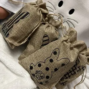 Burlap Easter Gift bags