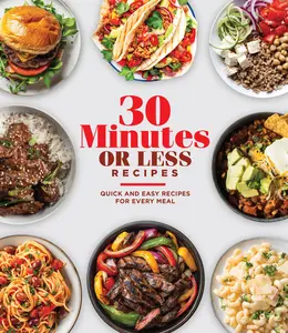 USED-30 Minutes or Less Recipes: Quick and Easy Recipes for Every Meal by Publications International Ltd (Hardcover)