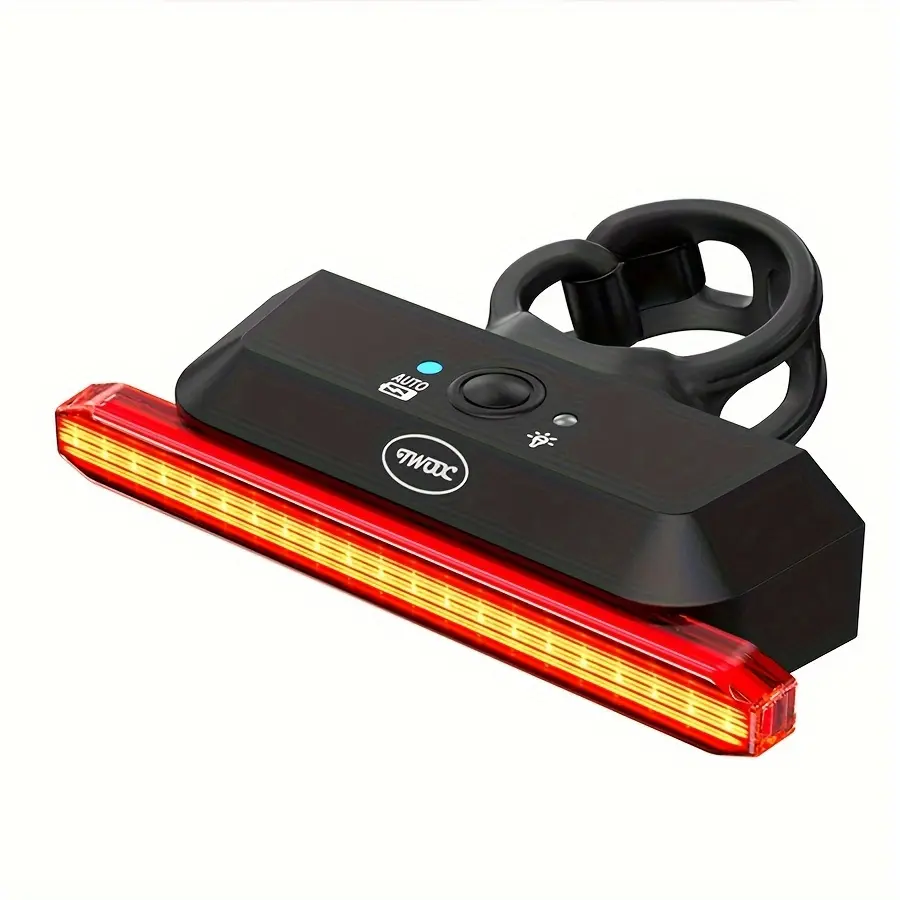 Bike Taillight USB Rechargeable Ultra-Bright LED ABS Seatpost Holder Battery/Usb Dual-Power ≤36V Lithium-Polymer Battery Auto/Manual Modes