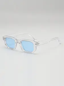 Unisex Square Durable Modern Lightweight Fashion Glasses, Stylish Eyewear for Men & Women, Perfect for Outdoor Activities, Shopping, Entertainment