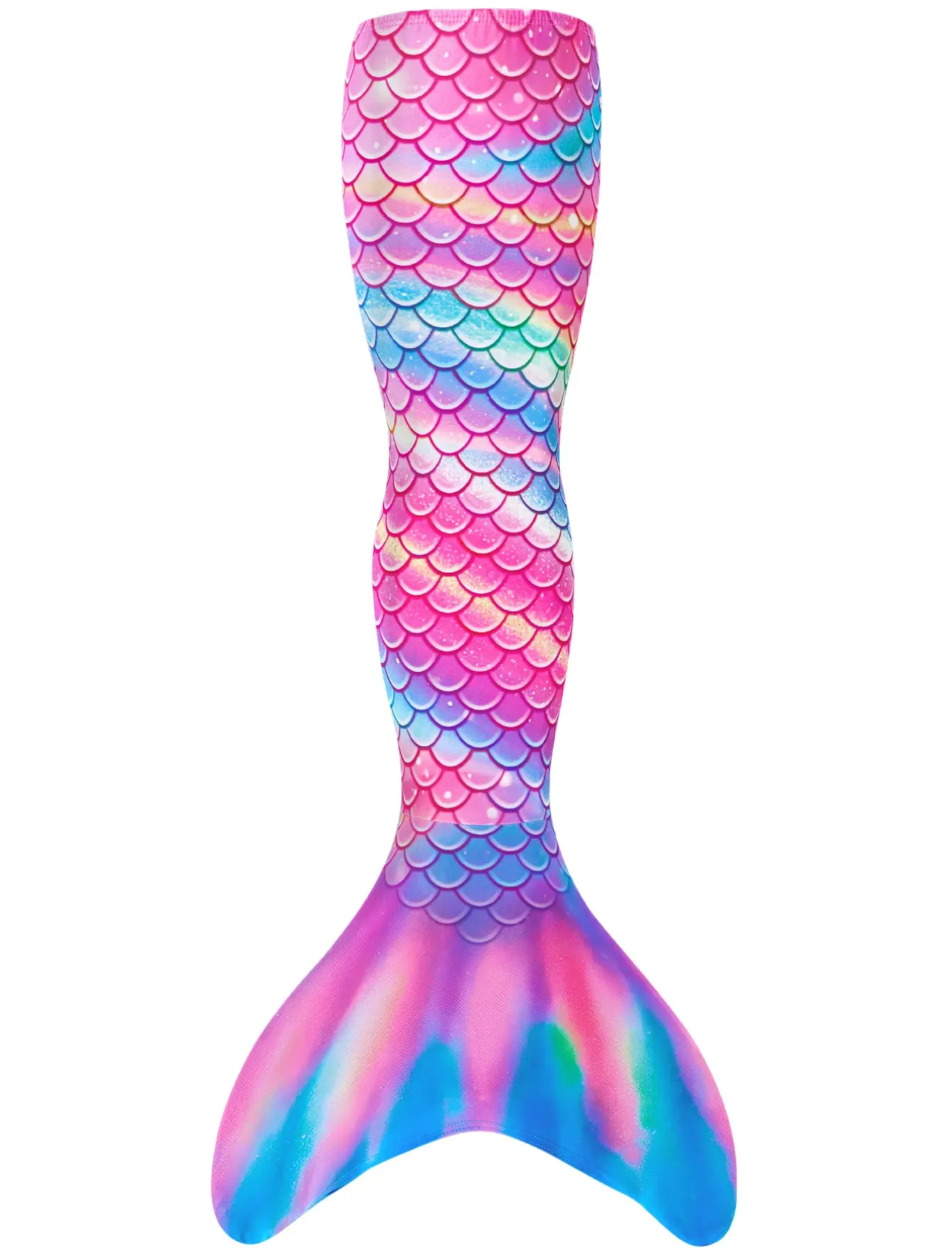 Girls One-Piece Mermaid Tail Swimsuit, Cute Beach Bathing Suit, Children Performance Cosplay Costume, Kids Dress Up Clothes, Party Costume, Costume For Parties