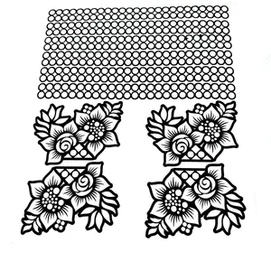 Henna Stencils-Palms and Backhands Design for Temporary Henna Tattoos