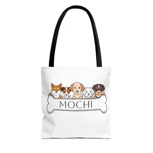 Pet Name Personalized Tote Bag
