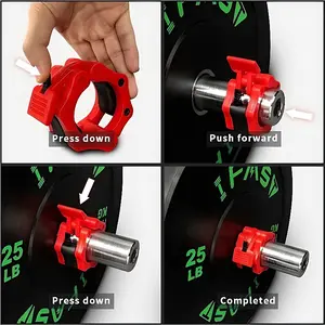 2pcs Barbell Collars - 50mm Quick Release Clamps for Weight Plates(green and black) 2pcs Barbell Collars - 50mm Quick Release Clamps for Weight Plates(green and black)