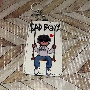 Sad boyz keychain wallet