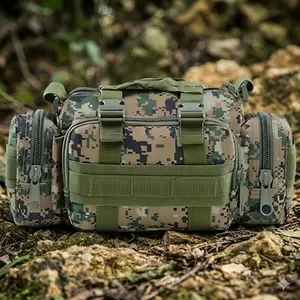 Lightweight Outdoor Waist Pack, Water-Resistant Oxford Fabric, Adjustable & Breathable, Perfect for Cycling, Running, Hiking & Travel, Tear-Resistant, Multiple Pockets, Large Capacity, Hydration Sleeve, Unisex Design