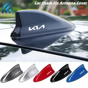Car Shark Fin Antenna, Universal Enhanced Signal Roof Mount Antenna Decor, Suitable for All Kia Models, Car Accessories