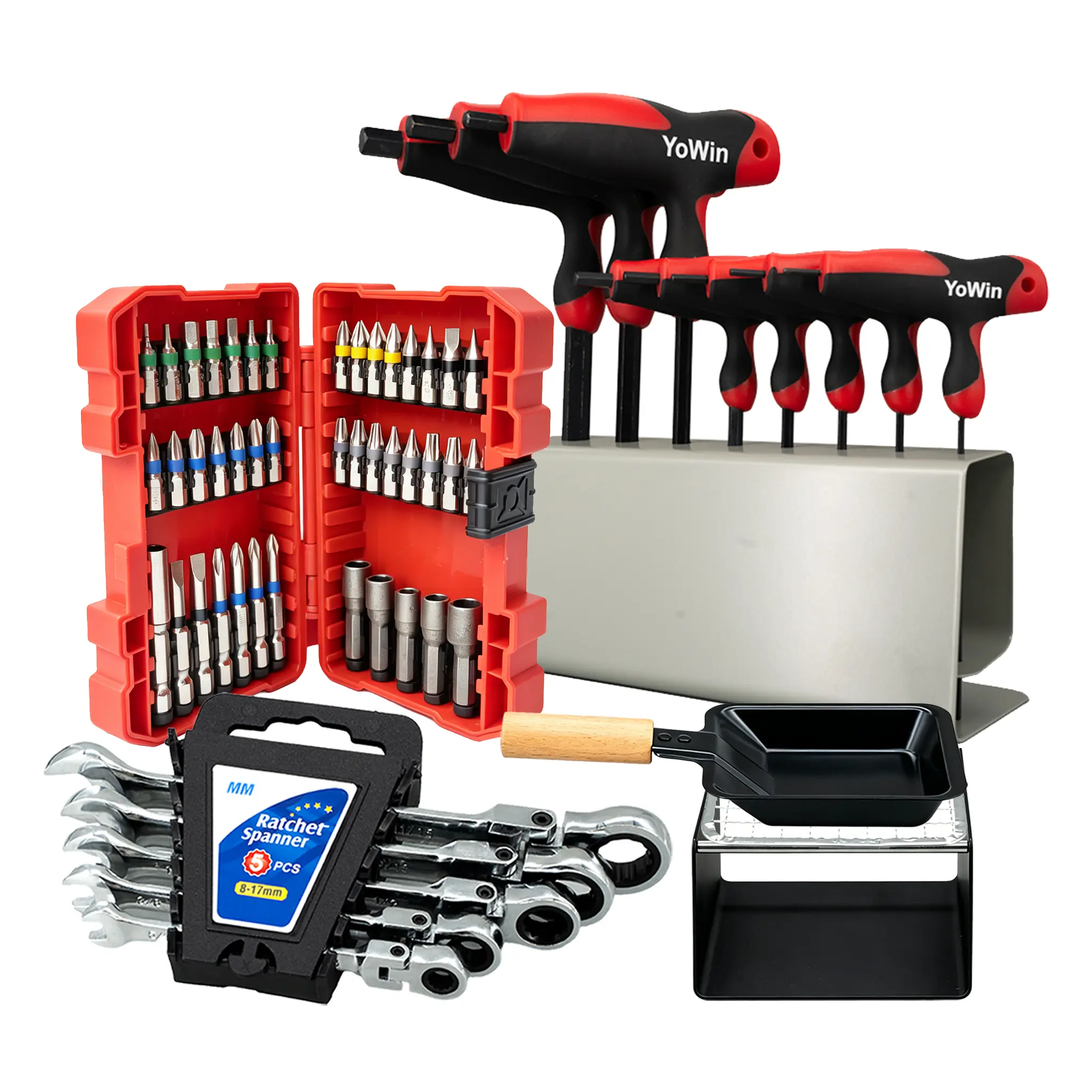All‑in‑One Home Hand Tool Kit | Complete Screwdriver Socket Wrench Set for Repair & DIY Projects