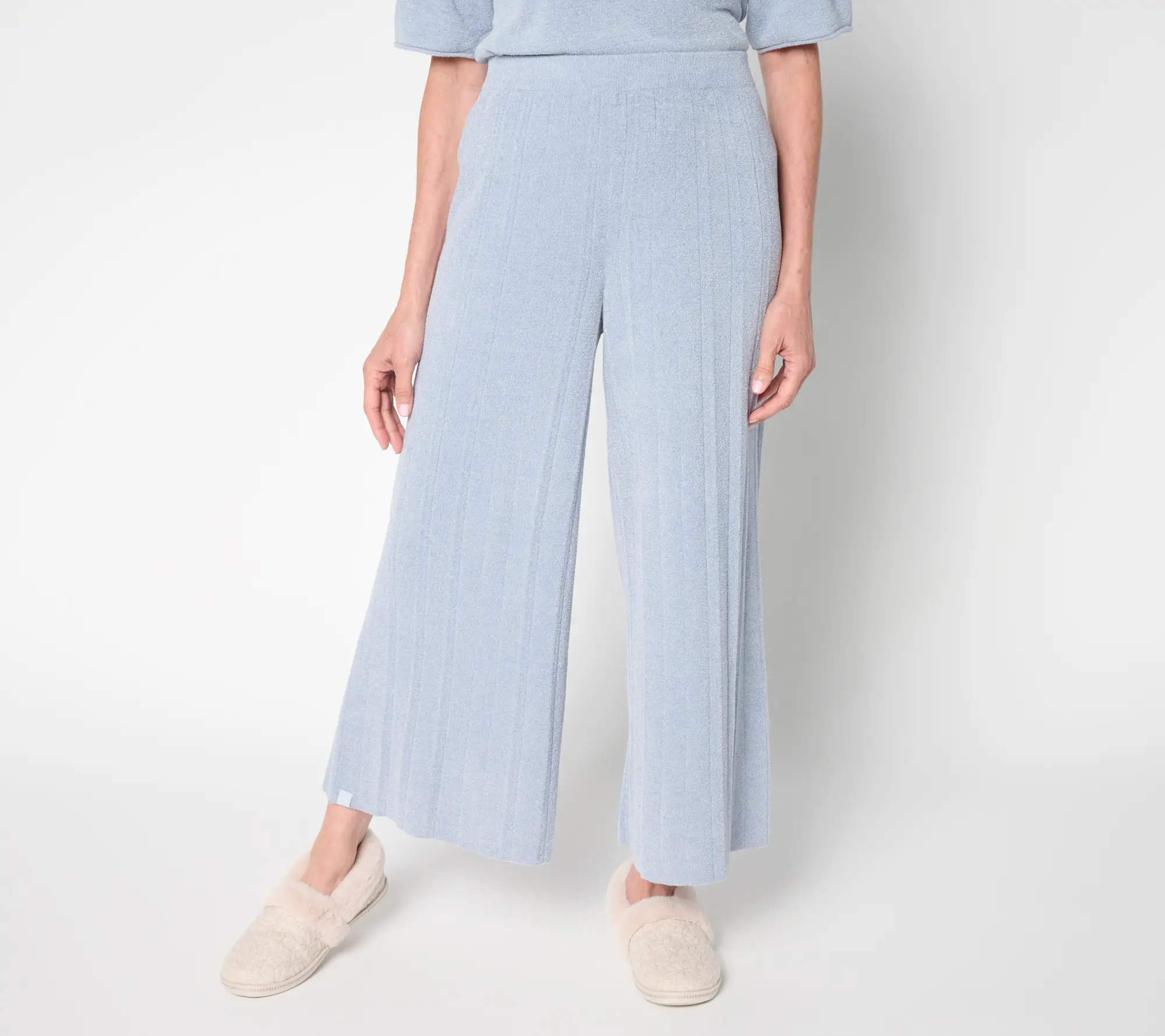 Barefoot Dreams Petite CozyChic Ultra Lite Palazzo Ankle Pant