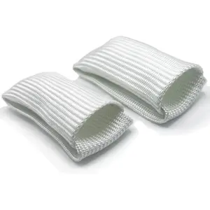 Welding Glove Finger Heat Shield Tightly Knitted White Fiberglass Pack of 2