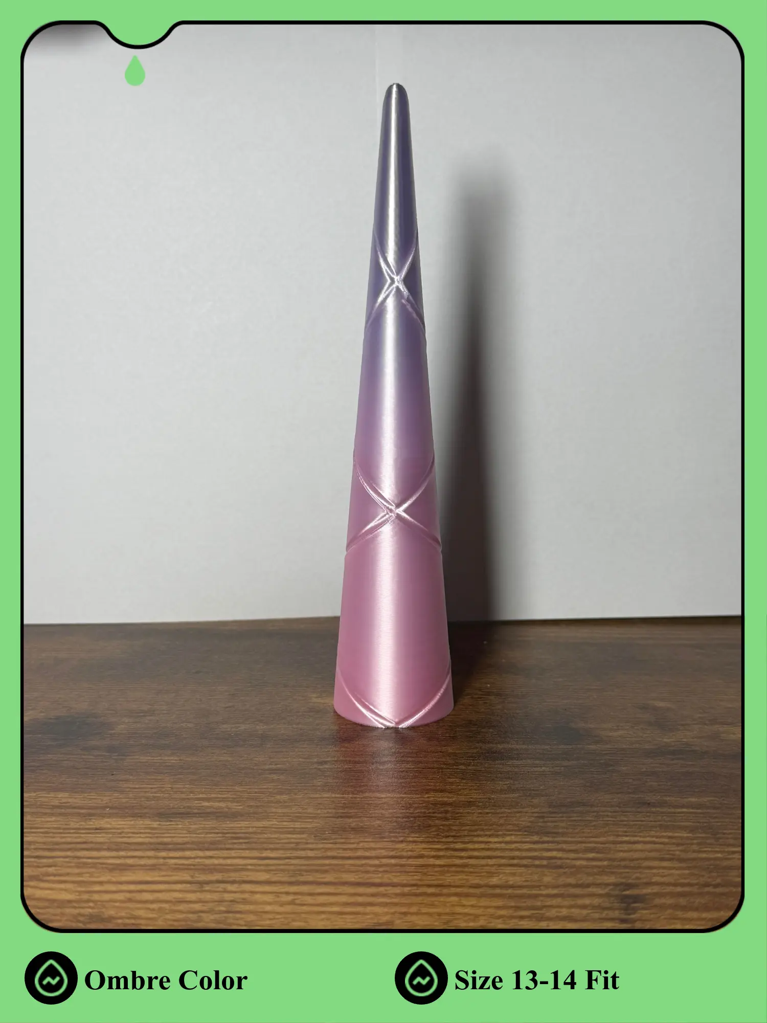 Ring Cone - Pink to Purple Ombre