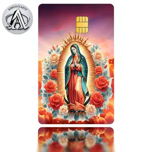 Virgin Mary Debit Card Skins/Stickers - High Quality Vinyl for Customization and Personalization - Ideal for Customizing Your Debit Card