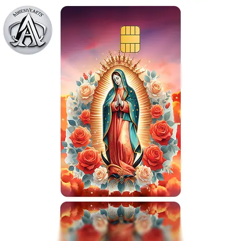 Virgin Mary Debit Card Skins/Stickers - High Quality Vinyl for Customization and Personalization - Ideal for Customizing Your Debit Card
