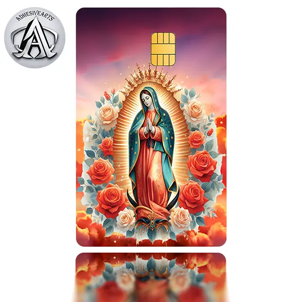 Virgin Mary Debit Card Skins/Stickers - High Quality Vinyl for Customization and Personalization - Ideal for Customizing Your Debit Card