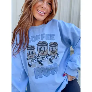 Coffee Run Graphic Top