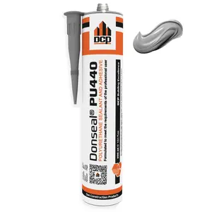 DCP Donseal PU440 Polyurethane Concrete Sealant 1 Pack– Non-Sag Concrete for Joints,, Sidewalk, and Foundation, 10.1 fl.oz.Cartridge – Grey