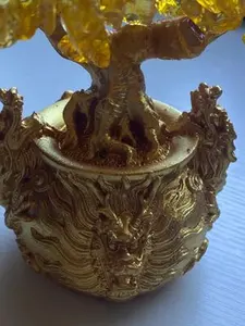 Citrine Wealth tree for good luck , money, positivity , protection ,creativity , success