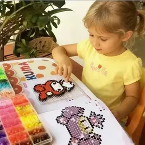 DIY Fun Handmade Bean Puzzle Toy Model, Focus Creativity Practice, Parent-Child Interaction, Birthday Gift, Educational Building Kit