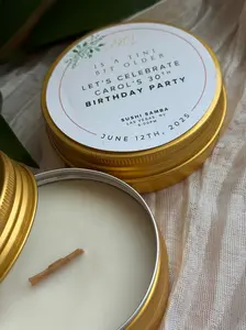 Birthday Invitation - 2oz Customized Tins
