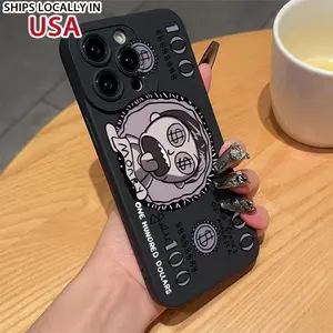 Creative Money Pattern Phone Case Anti-drop Protector Cover Compatible with iPhone 6 7 8 X XR XS 11 12 13 14 15 Pro Max