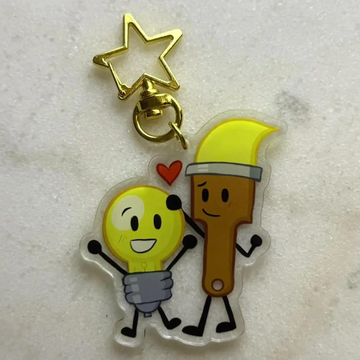 Inanimate Insanity 2in Lightbrush Ship Keychain / Object Show