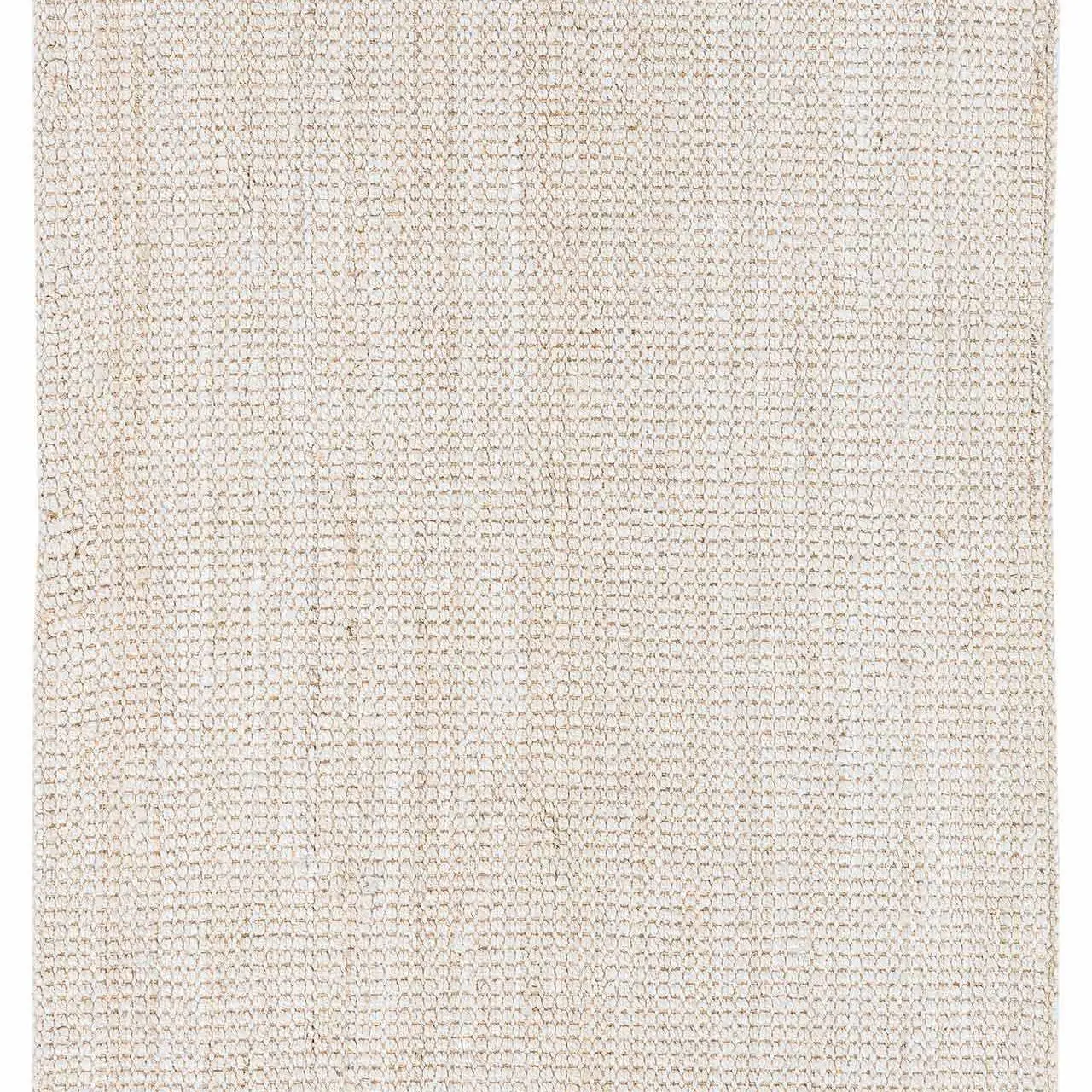 Senneterre Indoor Rectangle Bleached Jute Rug