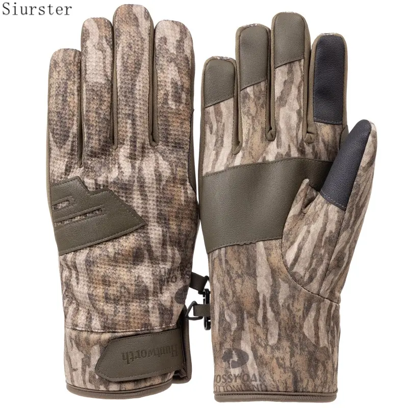 special price Huntworth Men's Commander Heavyweight Hunting Gloves – Mossy Oak Bottomland, Size L/XLpromote