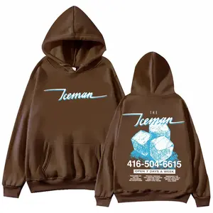 Drake Iceman Vintage Hoodie Man Woman Harajuku Long Sleeve Pullover Tops