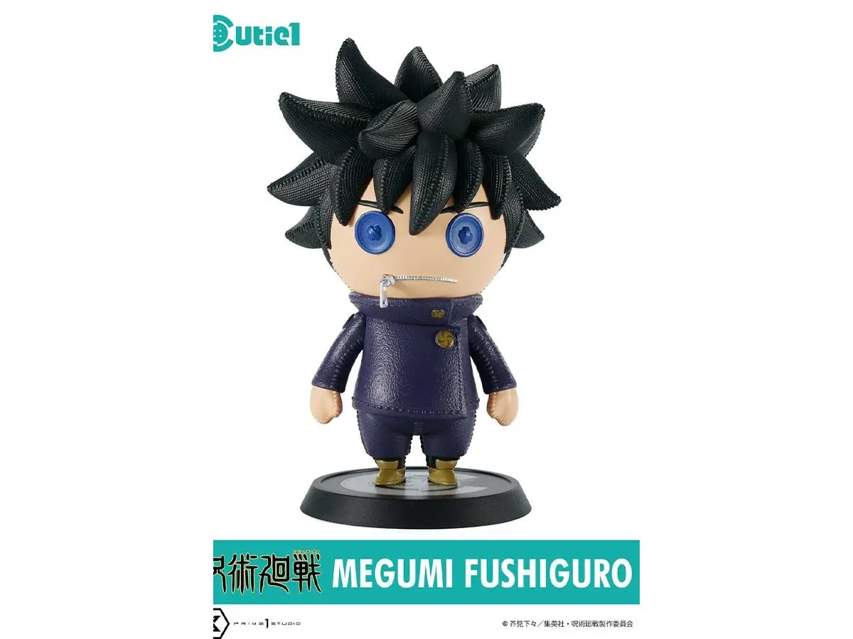 212 MAIN Prime 1 Studio CT1-21060 4.5 in. Jujutsu Kaisen Megumi Fushiguro Cutie1 Soft Vinyl Anime Action Figure - Cute Appeal, Facing Down, Plush Look, Anime Action Figures