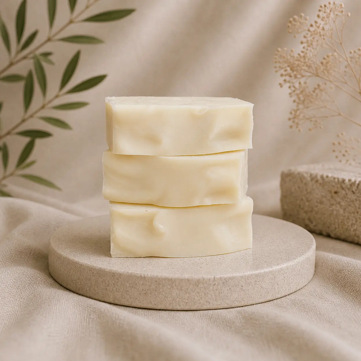 Pure Bliss – Unscented Tallow Cleansing Bar