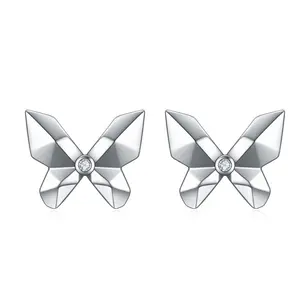 Butterfly Earrings Sterling Silver Butterfly Stud Earrings