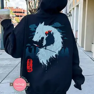 Vintage Princess Mononoke Hoodie, Studio Ghibli Shirt, Princess Mononoke Shirt, Studio Ghibli Gift Shirt, Y2K Movie Shirt, Sweatshirt, Hoodie Unisex