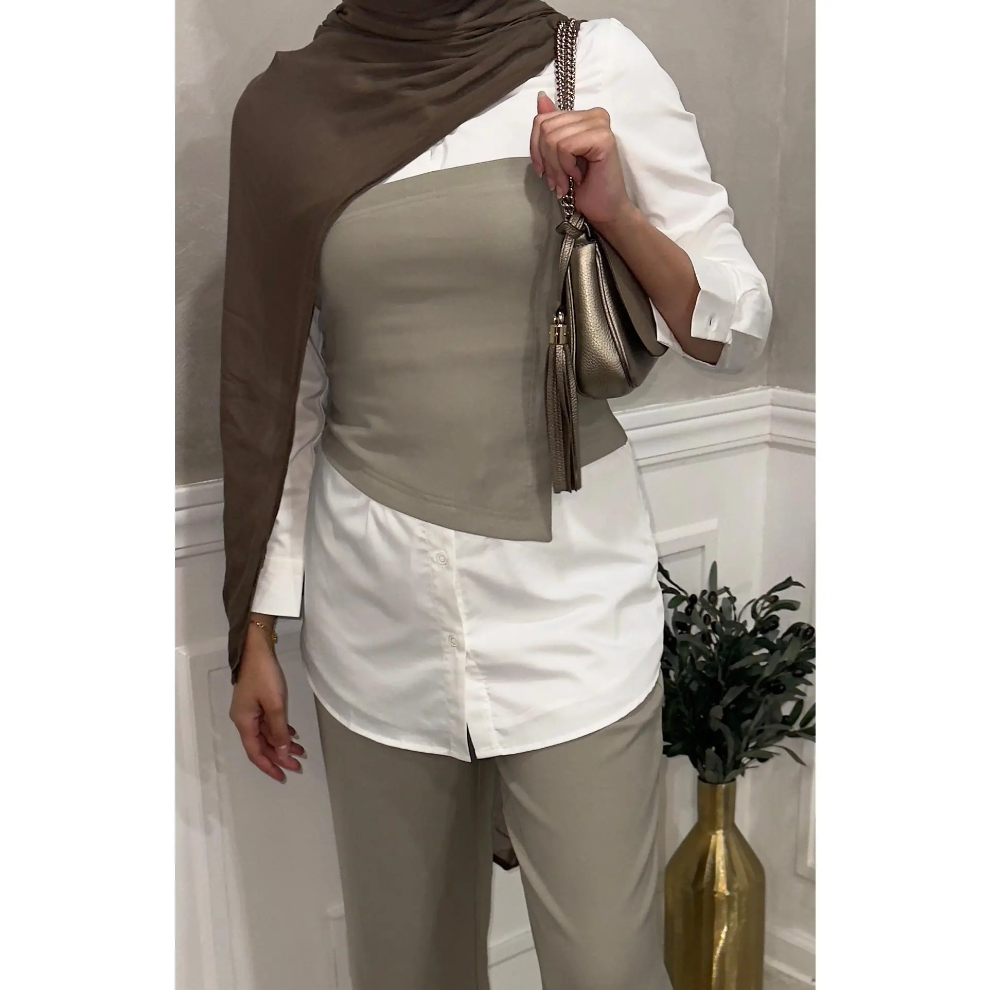 Haifa Top in Sage