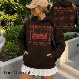 Noah Kahan The Great Divide Tour Hoodie Gildan Unisex, Full Size Options, Folk Indie Music Fans Merch