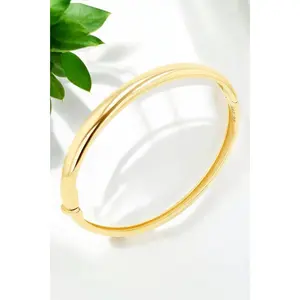 Genuine Solid 14k Yellow Gold Bangle