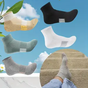 5Pairs Women's Compression Running Socks Thick Cushioned Ankle Support,Moisture-Wicking Breathable,for Spring/Summer Workouts & Sports - Soft Durable Athletic Socks