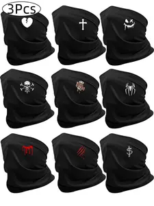 9Pcs-Unisex Breathable Multi-Functional Head Cover, Ice-Like Material, Ideal for Hiking and Cycling, Multiple Styles Available