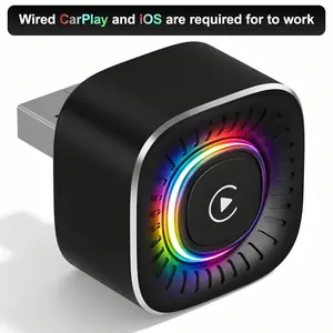 2026 model new car adapter - Creating an enchanting atmosphere lighting effect inside the vehicle - Dual system configuration, supporting hands-free voice calls - Smooth and comfortable throughout the entire journey