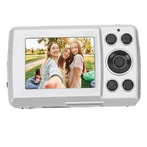 2.4 In Portable Camera 16X Digital Zoom 1080P 16MP Auto Focus Digital Camera for Photography Video シルバーグレー