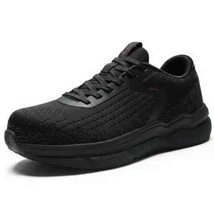 Men's Orthopedic Steel Toe Shoes | Water-Resistant & Arch Support for All-Day Standing | Wide Toe Box Safety Sneakers