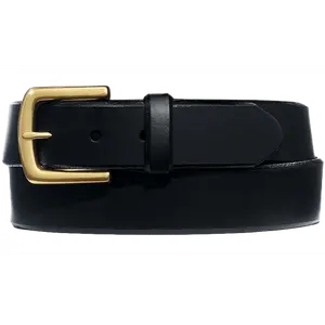 Leegin Men's English Bevel Latigo Black Belt 21803