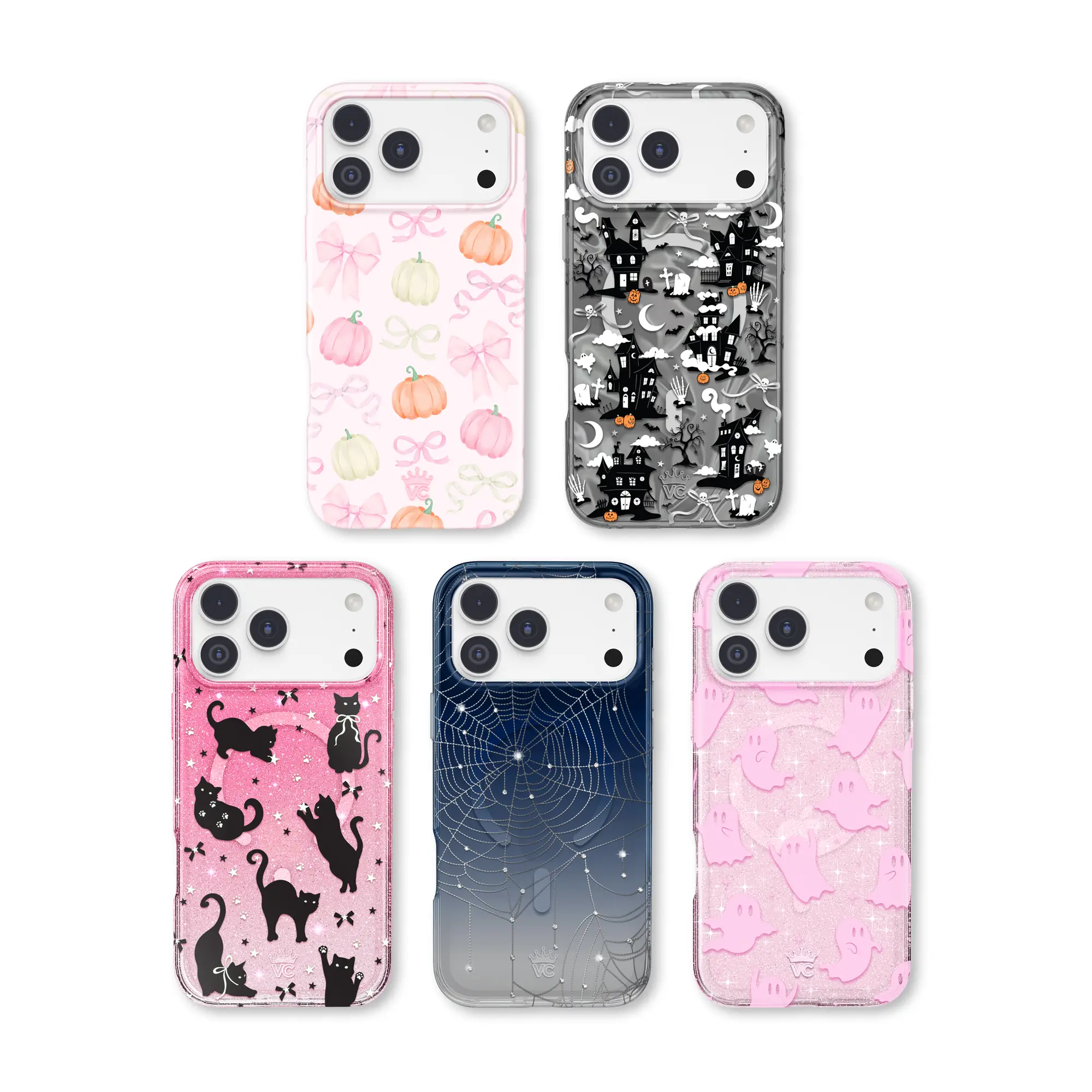 Velvet Caviar Halloween Durable Magnetic Spooky Phone Casing - Cute, Trendy Decorative Smartphone Protector, Protective Covers, Shockproof Limited Edition for iPhone, Wireless Phone Accessory, Accessories Cover