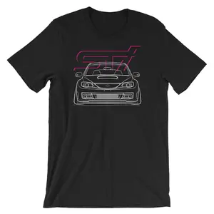 JDM Stanced Subaru Impreza WRX STi Graphic T-Shirt Hoodie Sweatshirt - GR Widebody Hatch, GH, GE