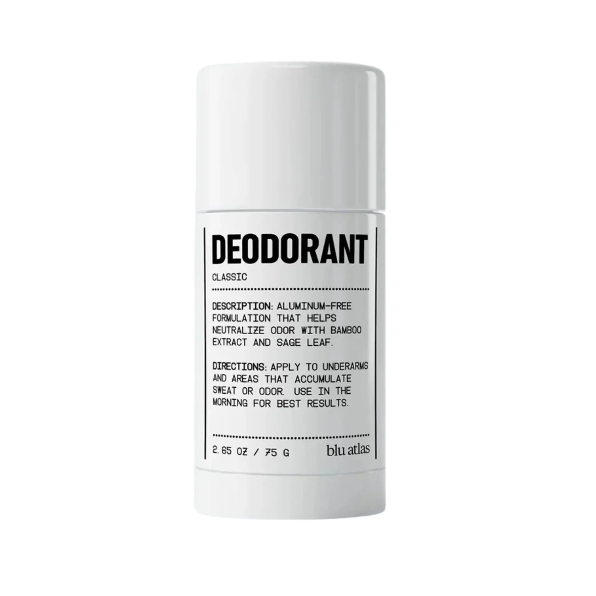 Blu Atlas Men's Aluminum-Free Deodorant