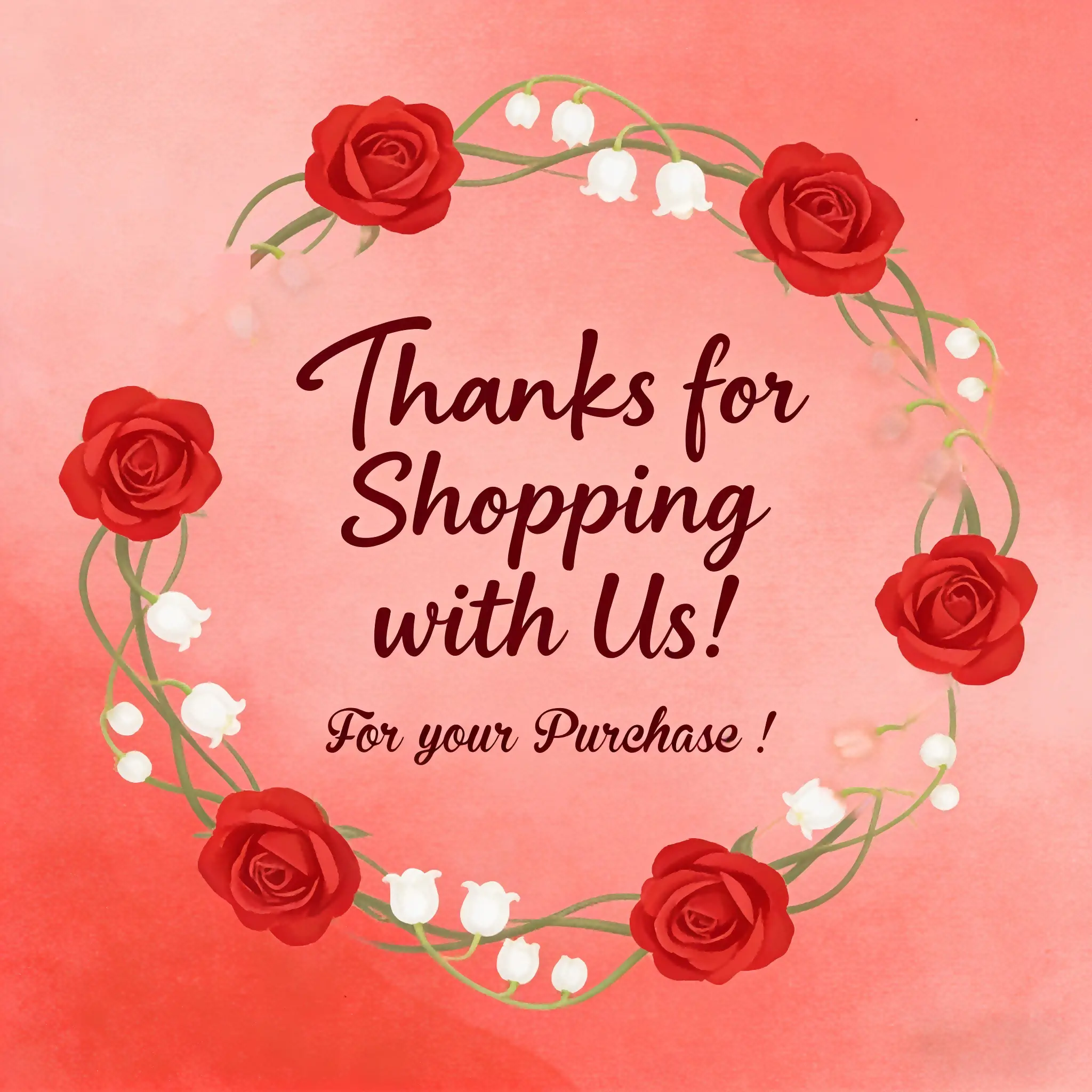 Thank you so much for purchasing our T-shirts!