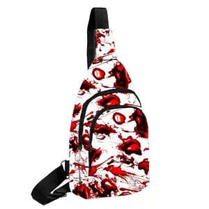 Sling bag- White blood spatter, cross body bag, stylish crossbody bags cross body